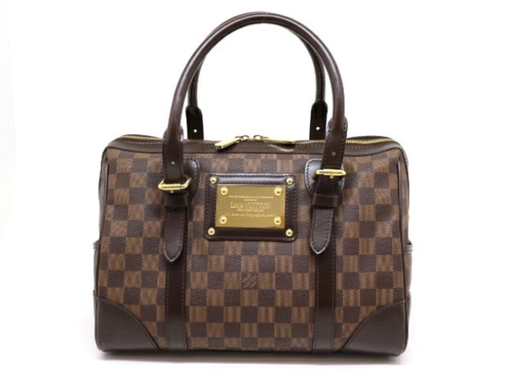 LOUIS VUITTON Berkeley Boston Bag Handbag Damier
